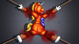 I BRUTALLY Tortured Buddy The Unicorn In Melon Sandbox... screenshot 3