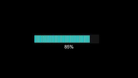 Progress bar 85% Lines Overlay | Loading Screen graphics HUD display animation Motion graphics