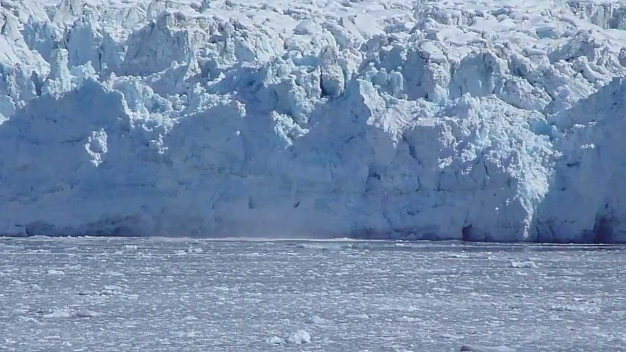 Iceberg Falling in Water - YouTube