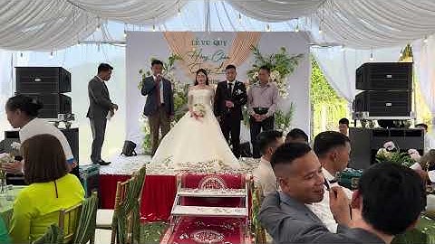 Đám Cưới Người Mường Kim Bôi Hoà Bình Chú Rể Ngoài 30 với Cô Dâu 2k1