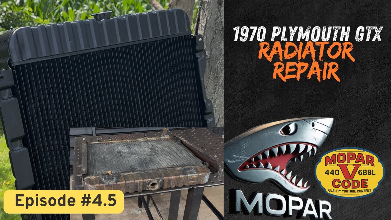 Episode #4.5 | 1970 Plymouth GTX Build Series – Copper Radiator Repair