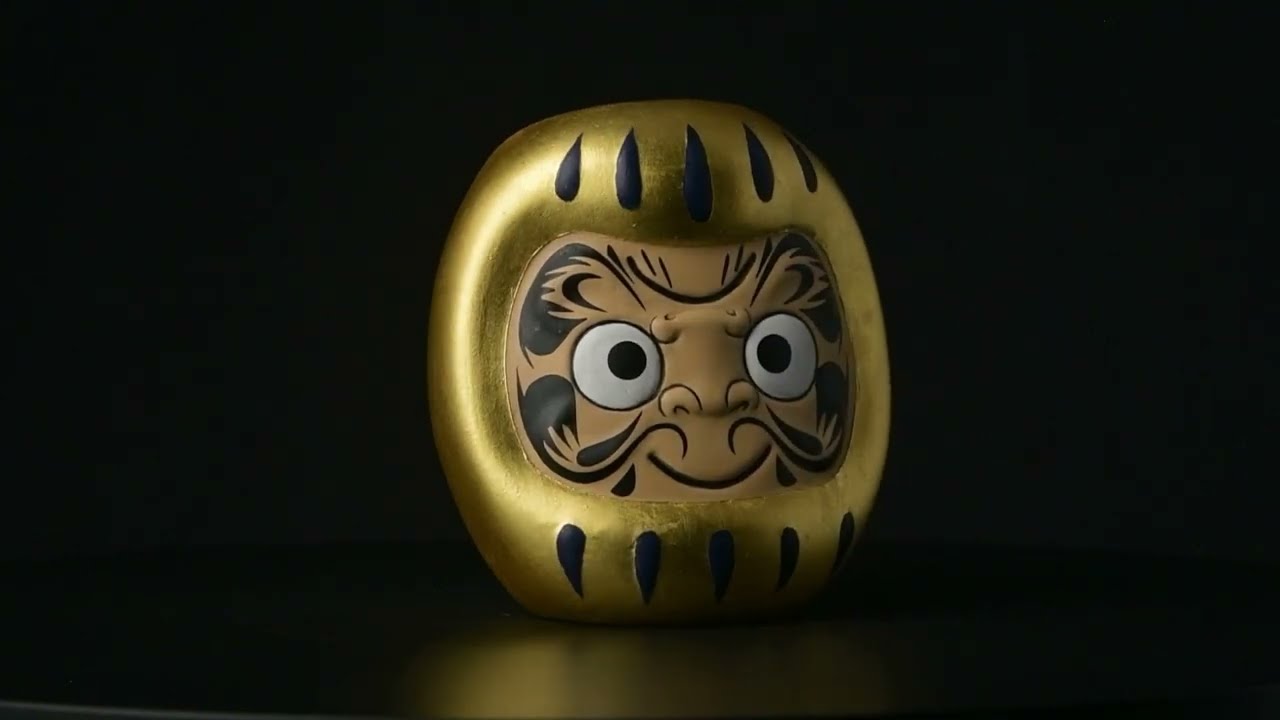 上下逆さまにすると表情が変わる！伝統工芸士・西山陽一の名作『だるま