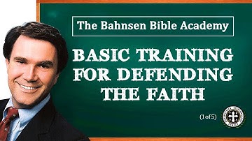 The Myth of Neutrality - Basic Training For Defending The Faith (1 of 5) Greg Bahnsen
