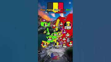 How many Belgians Are in your country #europe #mapguide #geography #map #geoportal #mapping #mapper