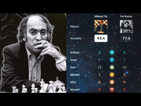 Mikhail Tal IMMORTAL Game | Pawn Brilliancy 🤯
