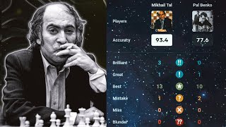 Mikhail Tak IMMORTAL Game | Pawn Brilliancy 🤯