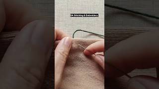 Most viral border line stitch #shorts #trending #stitch #embroidery #handemboidery #ytshorts