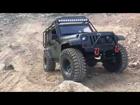 1/10 Scale - Jeep Rubicon JK in the offroad 1 - YouTube