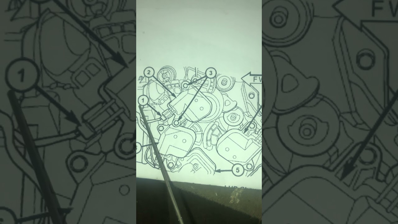 BIend Door Actuator on a 2003 Chrysler Town $ Country