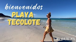 Free BEACH CAMPING La Paz, Baja California Sur, Mexico | Tecolote Beach | RV Baja Episode 6