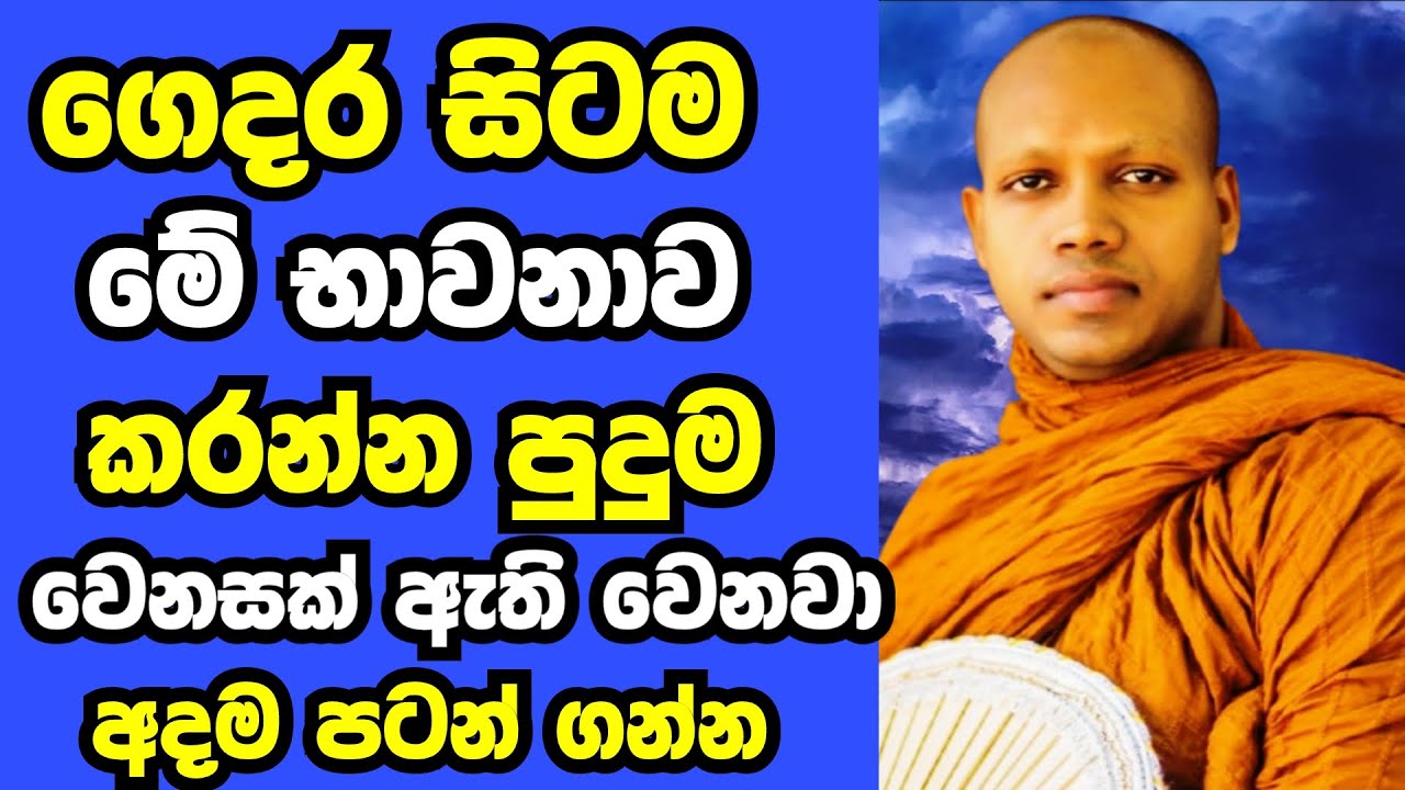 ගෙදර ඉදන්ම මේ භාවනාව පුරුදු කරන්න..පුදුම වෙනසක් ඇතිවෙනවා | Ven Hasalaka Seelawimala Thero Bana 2025