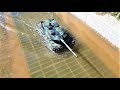 RC TANK 1/16 Heng Long 3889-1 Leopard 2A6 a Park After the Rain Ride 2