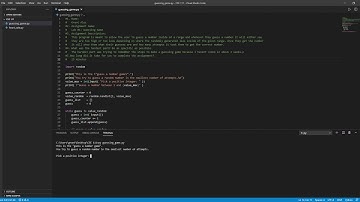 guessing game py   CSE 111   Visual Studio Code 2021 01 05 14 06 27