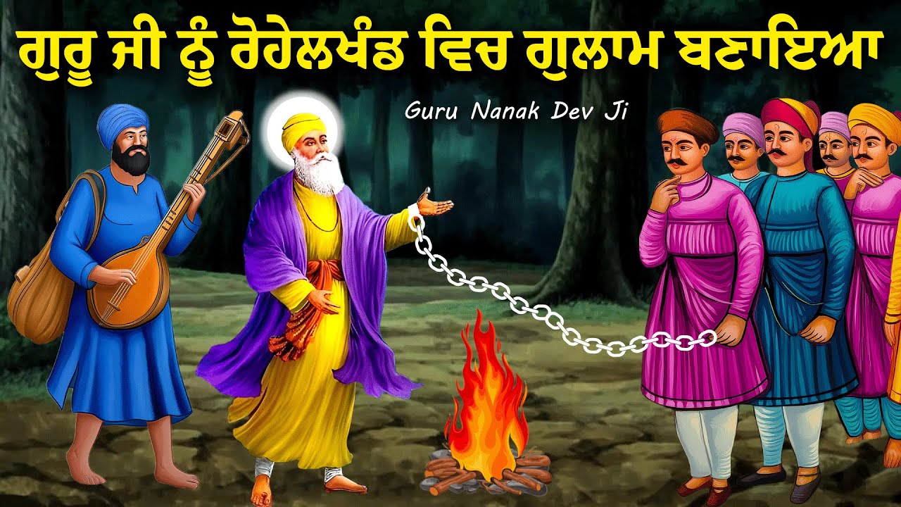 ਜਦੋ ਗੁਰੂ ਜੀ ਨੂੰ ਰੋਹੇਲਖੰਡ ਵਾਲਿਆਂ ਨੇ ਗੁਲਾਮ ਬਣਾਇਆ | Guru Nanak Dev Ji Katha | United Panjab