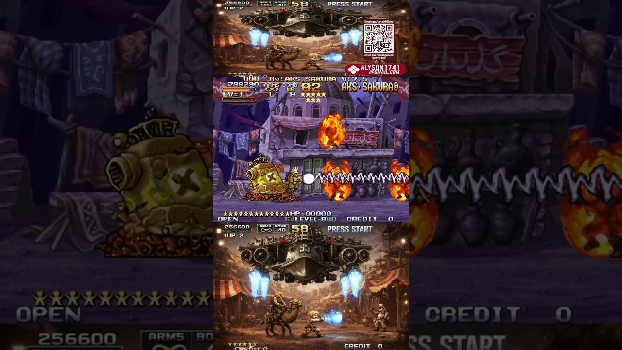 Metal Slug X Legend Unlimited Fire 7.5 Vamos Melhora #011  #shortslivestream #shorts