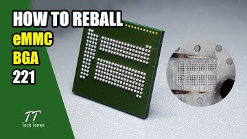 How to Reball eMMC BGA 221 Tutorial #2 | Tech Tomer