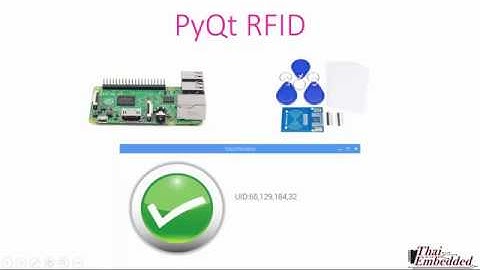Demo Raspberry Pi PyQt Course(PyQt RFID RC522) by TESR