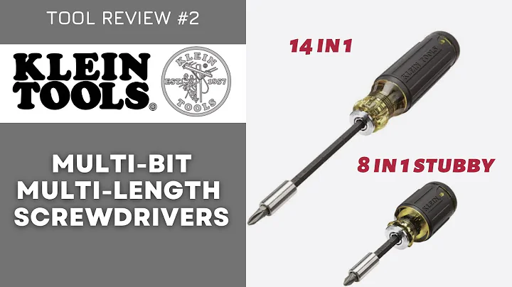Klein Tools Multi-Bit Adjustable Screwdrivers 14 in 1 & 8 in 1 Stubby and tricks & tips after review