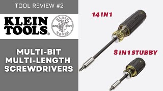 Klein Tools Multi-Bit Adjustable Screwdrivers 14 in 1 & 8 in 1 Stubby and tricks & tips after review