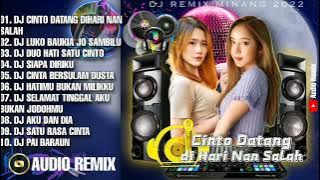 DJ CINTO DATANG DI HARI NAN SALAH - RANDA PUTRA || DJ SLOW MINANG TERBARU 2022