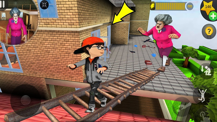 Scary Teacher 3D - with nick and tani troll Miss T fell face down  part 4689 #scaryteacher3d