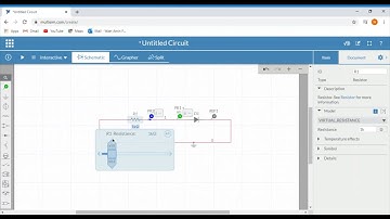 Basic operations in Multisim online circuit simulator