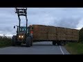 Fendt 716 Vario Picking Up Bales w/ Quicke Q75 Frontloader | Auto-Hold Balewagon | DK Agriculture
