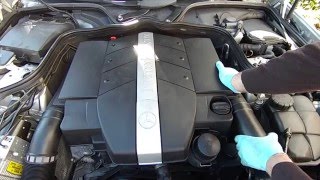 Mercedes-Benz How to install engine cover