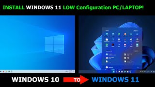 How To Windows 11 Install Low Configure PC/Laptop! | Fix Windows 11 Does not Meet Minimum Hardware