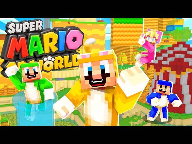 スーパーマリオ 3Dワールド + マインクラフト Super Mario 3d World Super Bell Hill In Minecraft! - YouTube