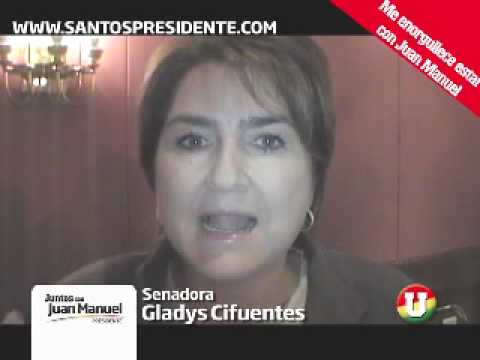 Elsa Gladys Cifuentes apoya a Juan Manuel