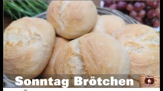 Sonntag Brötchen Selber Backen / Einfaches Rezept / Brötchen backen / Frühstück vorbereiten