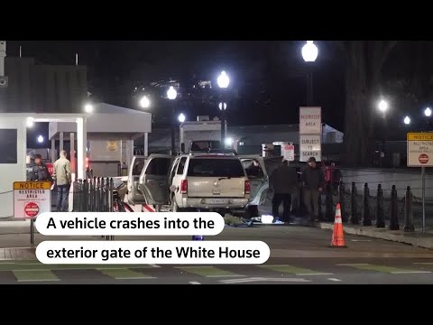 Vehicle crashes into White House gate | Reuters