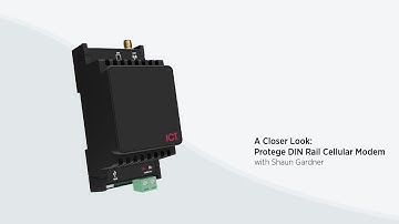 A Closer Look: Protege DIN Rail Cellular Modem.