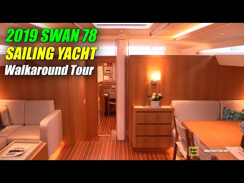 2019 Swan 78 Sailing Yacht - Deck Interior Walkaround Tour - 2018 Cannes Yachting Festival