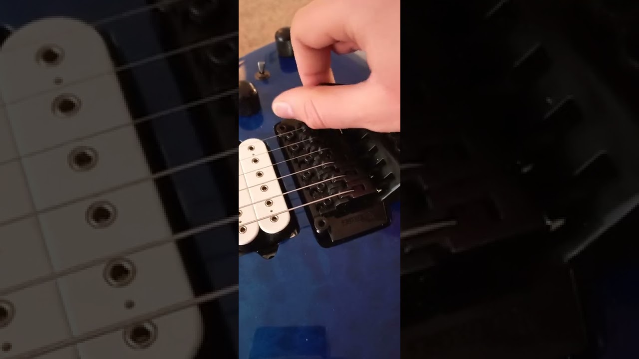 Putting a Floyd Rose Tremelo Bar on a Floyd Rose