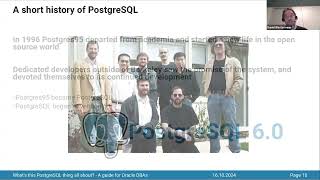 Celebrity What's PostgreSQL all about? A Guide for Oracle DBAs Wealth