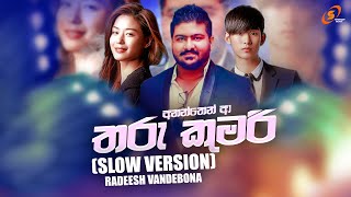 Video thumbnail of "Ananthayen Aa Tharu Kumara (Slow Version) Radeesh Vandebona |Tharu Kumari | New Sinhala Song 2023"