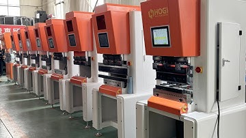 Hogi All Full Pure electric Mini cnc press brake bending machine PB0805 for small metal parts