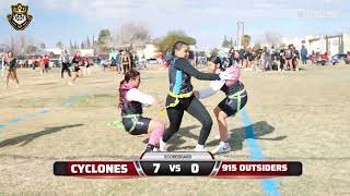 Cyclones Vs 915 Outsiders Battle At The Border Gametimeyouthsports