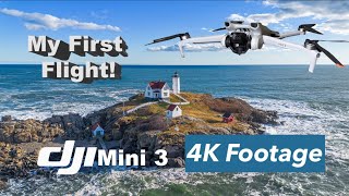 DJI Mini 3 - 4K Footage At The Nubble Lighthouse!