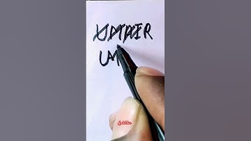 Logo of name 👑♥️#logo #logodesign #logodesigner #trendingshorts #ytshorts #Umair#shorts