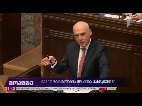 დავით ზალკალიანის მოსმენა პარლამენტში