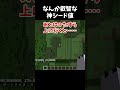 なんか叡智な神シード値～マイクラ #shorts #minecraft
