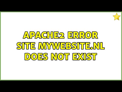 Apache2 ERROR: Site mywebsite.nl does not exist
