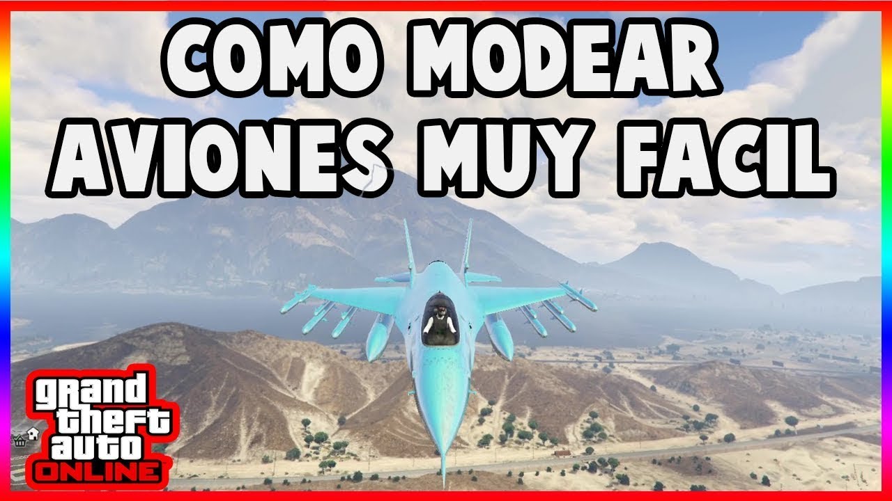 NUEVO METODO COMO MODEAR AVIONES EN GTA V ONLINE - PONER RUEDAS DE F1 Y