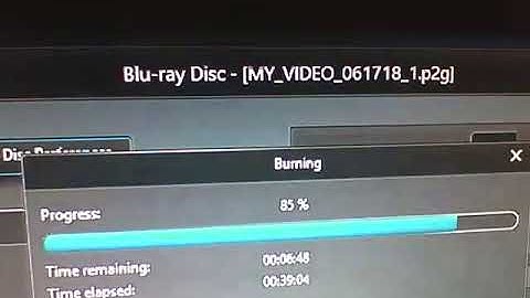Burning Blu Ray with Power2GO 11
