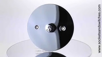 Disc Polished Chrome Sockets and Switches