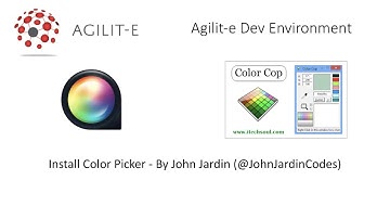 Agilit-e Dev Environment - Color Picker - Windows