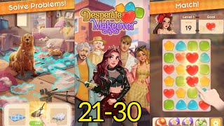 Desperate Makeover - Match 3 Level 21-30 #gamingvideos #games screenshot 4